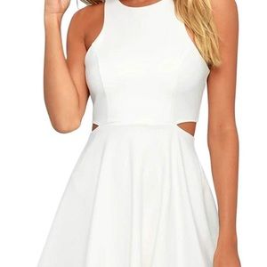 White Skater Dress